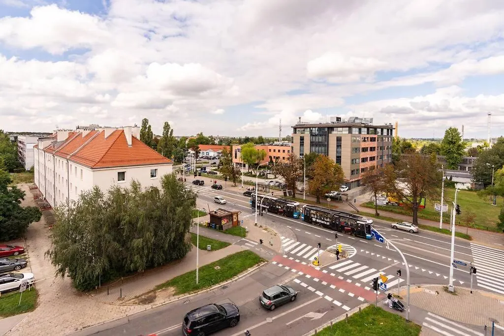 Lägenhet Apartament Na Grabiszynskiej Wrocław